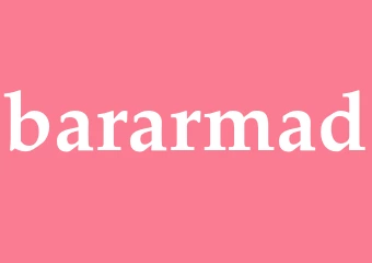 Synonym bararmad