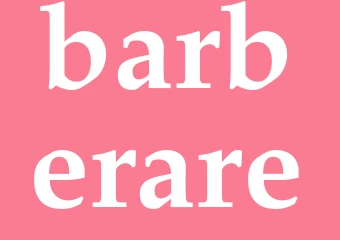 Synonym barberare