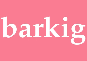 Synonym barkig