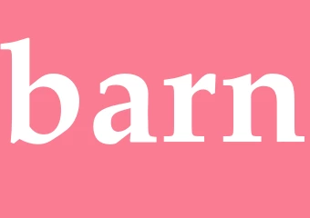 Synonym barn