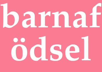 Synonym barnafödsel