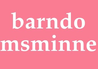 Synonym barndomsminne