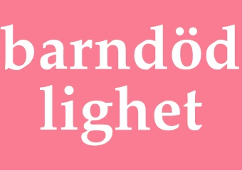 Synonym barndödlighet