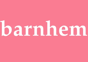 Synonym barnhem