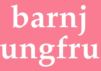 Synonym barnjungfru
