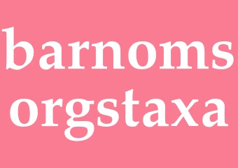Synonym barnomsorgstaxa