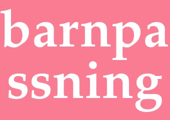Synonym barnpassning