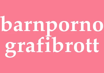 Synonym barnpornografibrott