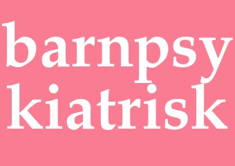 Synonym barnpsykiatrisk