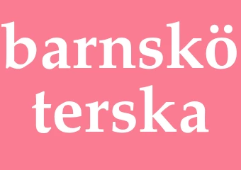 Synonym barnsköterska