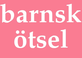 Synonym barnskötsel