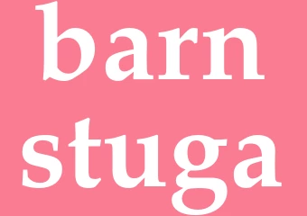 Synonym barnstuga