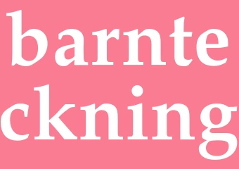Synonym barnteckning