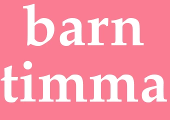 Synonym barntimma
