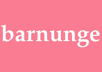 Synonym barnunge