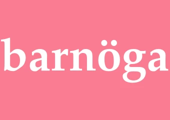 Synonym barnöga
