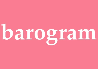 Synonym barogram
