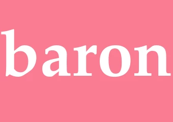 Synonym baron