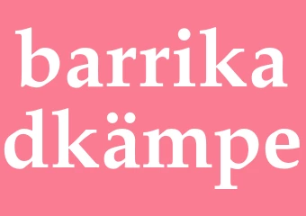 Synonym barrikadkämpe