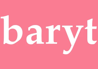 Synonym baryt