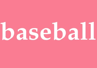 Synonym baseball
