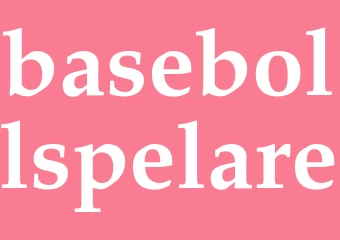 Synonym basebollspelare