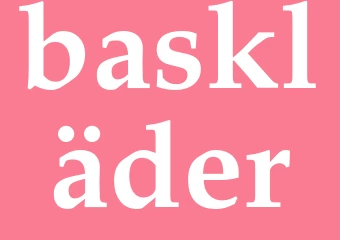 Synonym baskläder
