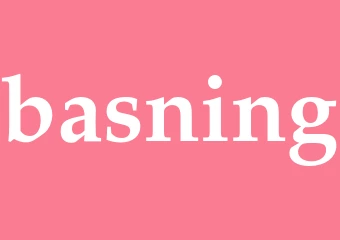 Synonym basning