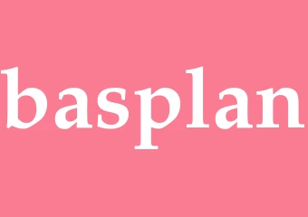Synonym basplan