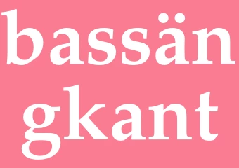 Synonym bassängkant
