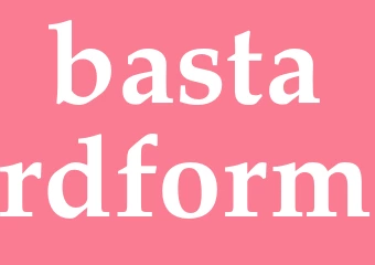 Synonym bastardform