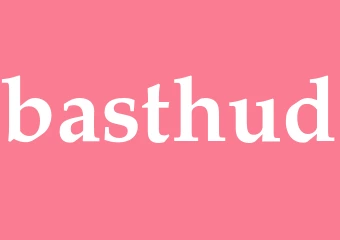 Synonym basthud