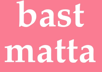 Synonym bastmatta