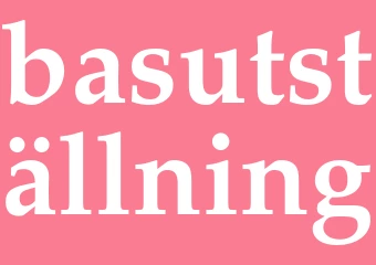 Synonym basutställning