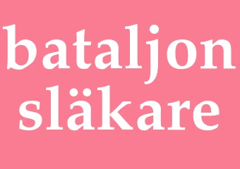 Synonym bataljonsläkare