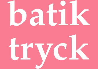 Synonym batiktryck
