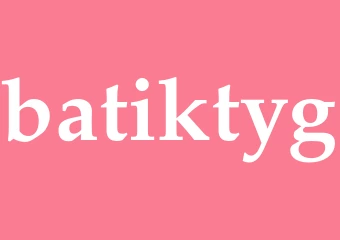 Synonym batiktyg