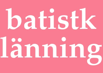 Synonym batistklänning