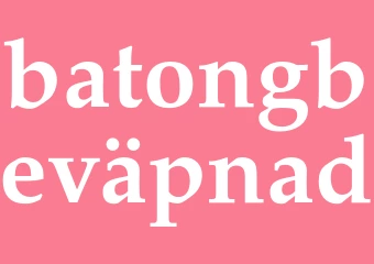Synonym batongbeväpnad