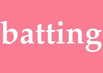 Synonym batting