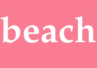 Synonym beach