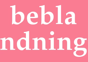 Synonym beblandning