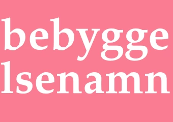 Synonym bebyggelsenamn