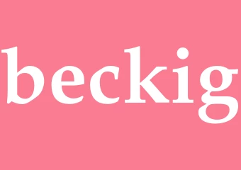 Synonym beckig