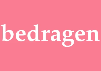 Synonym bedragen
