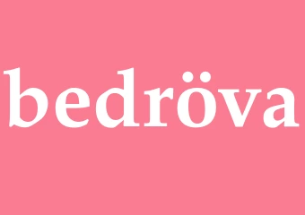 Synonym bedröva