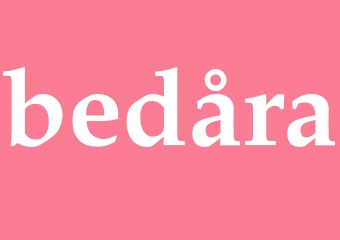 Synonym bedåra