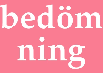 Synonym bedömning