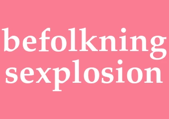 Synonym befolkningsexplosion