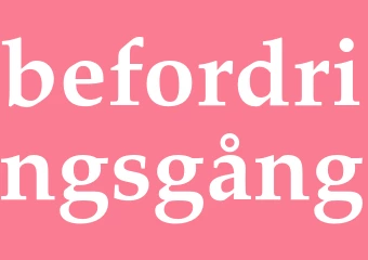 Synonym befordringsgång